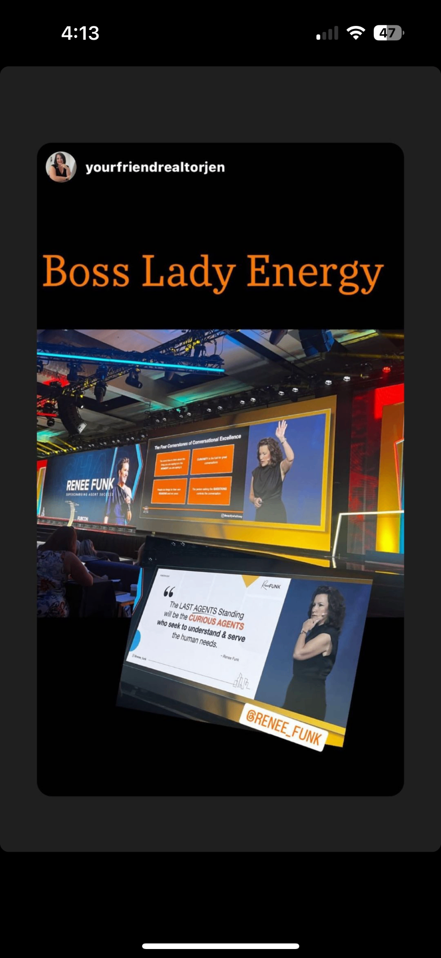 yourfriendrealtorjen Boss Lady Energy shout-out