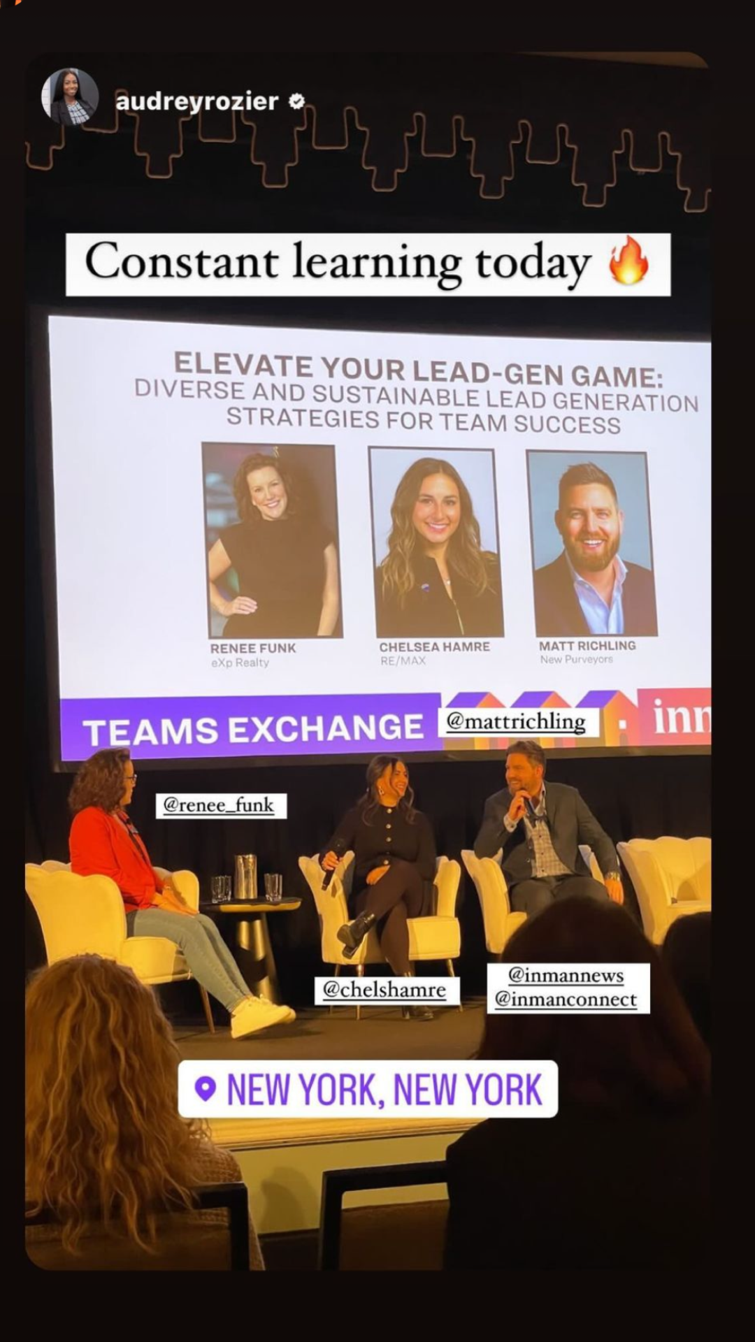 audreyrozier Inman Teams Exchange shout-out