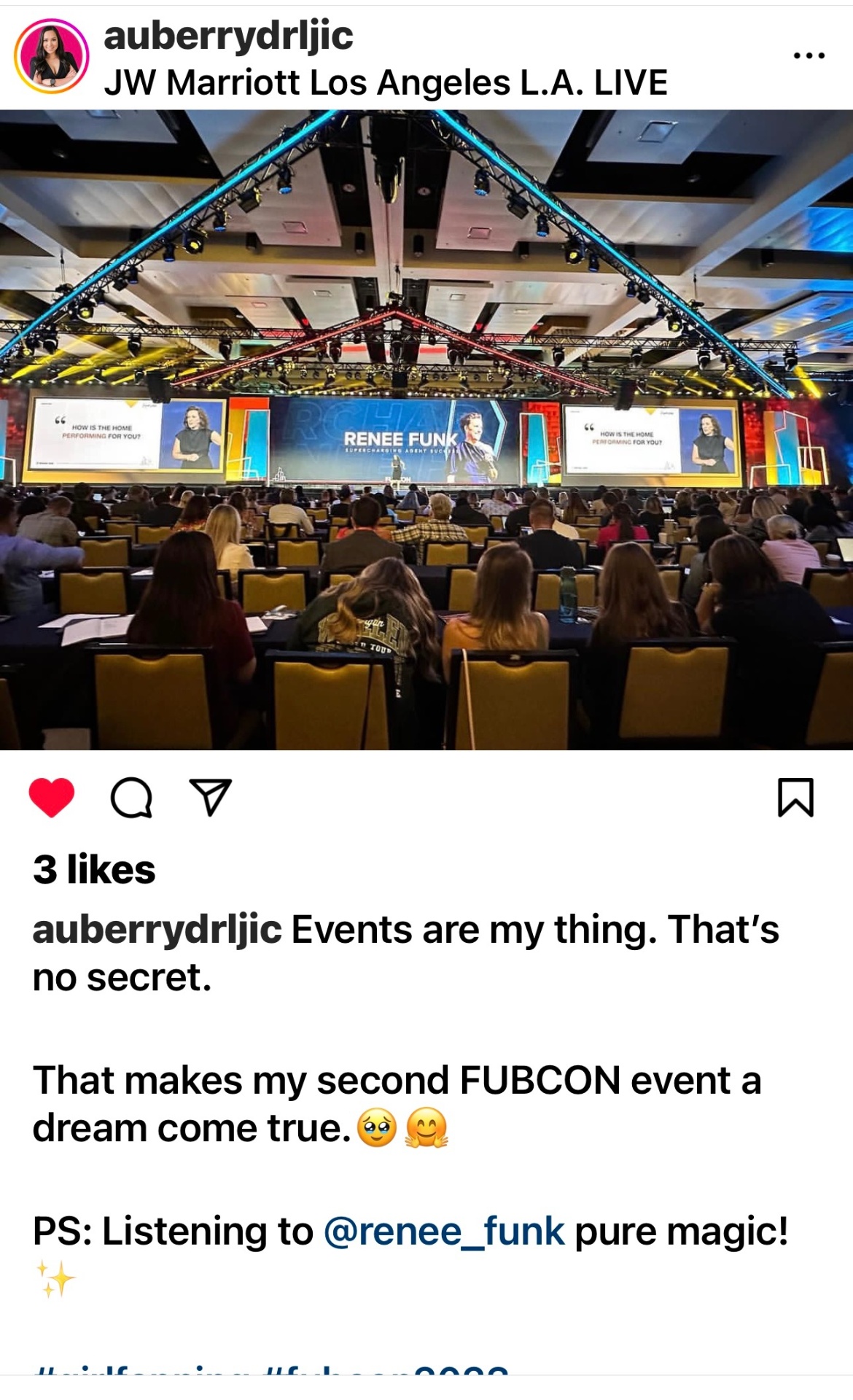 auberrydrljic FUBCON shout-out