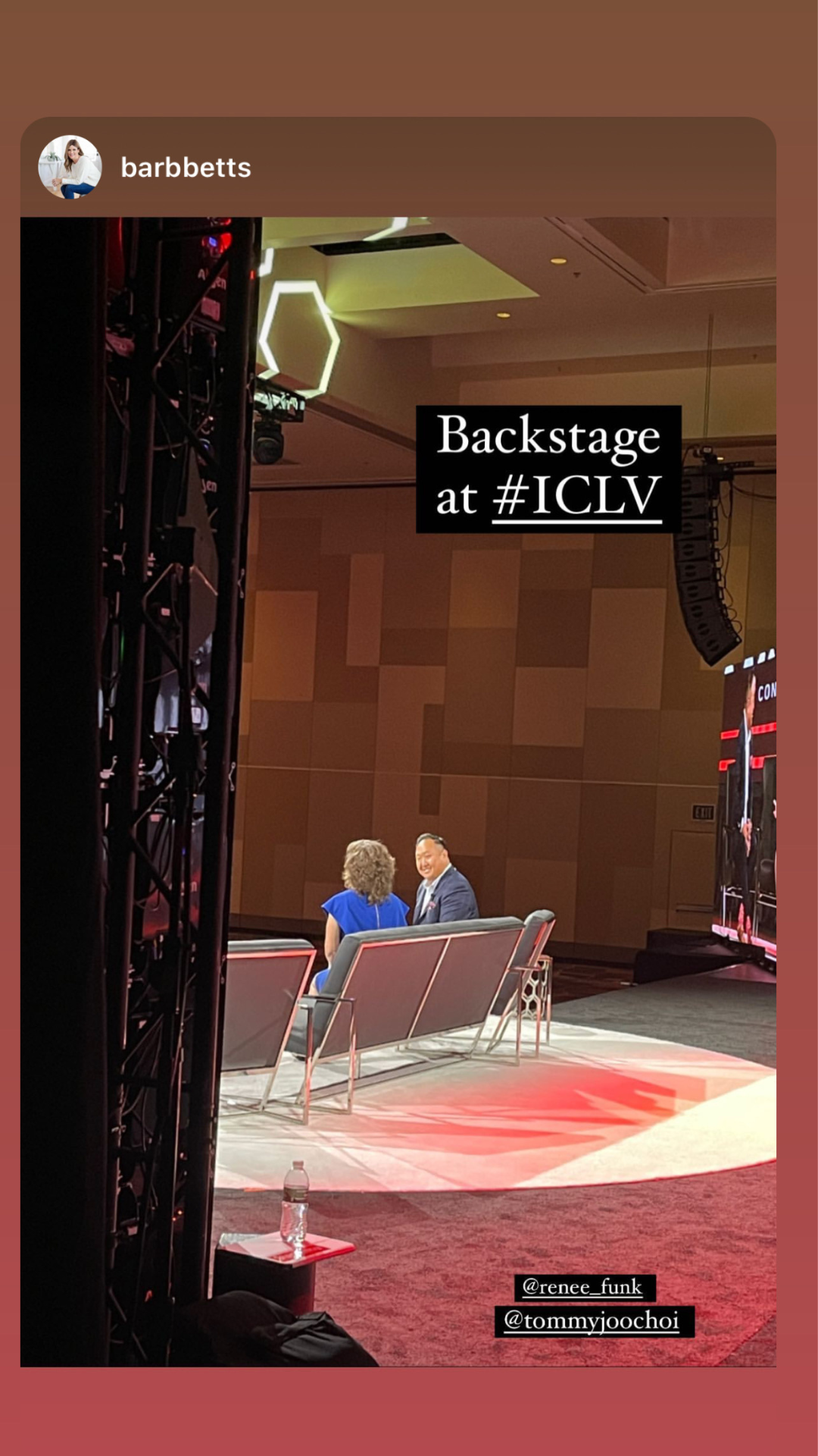 barbbetts backstage at ICLV with Renee Funk